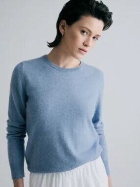 PERFECT SPRING CASHMERE!!!  Gorgeous Quince  100% Cashmere Sweater
